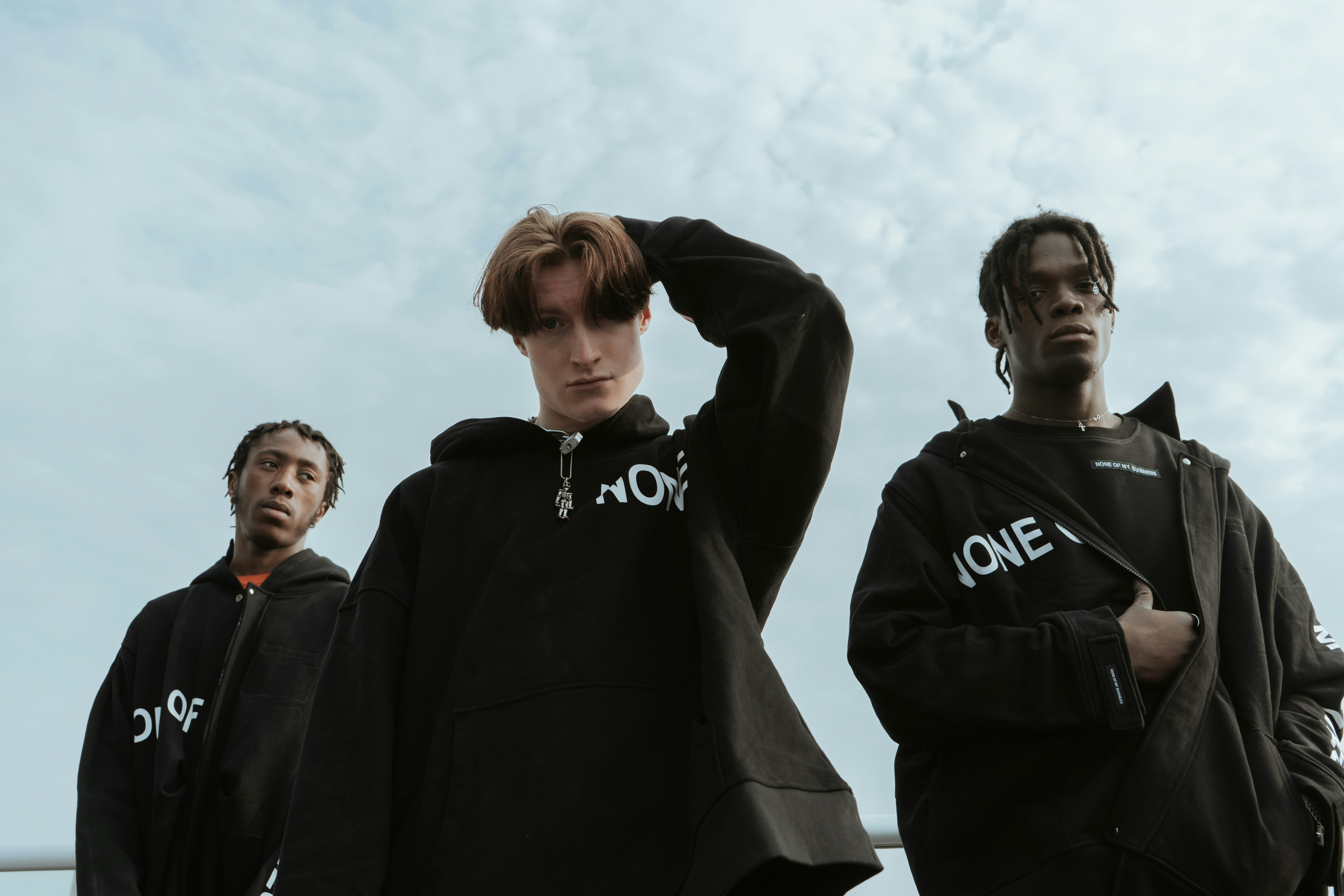 Graphic Black Hoodie